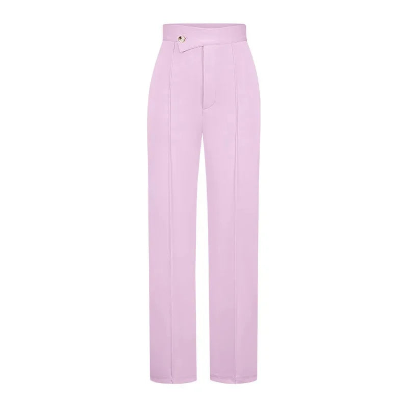 Contour High-Waist Tailored Pants