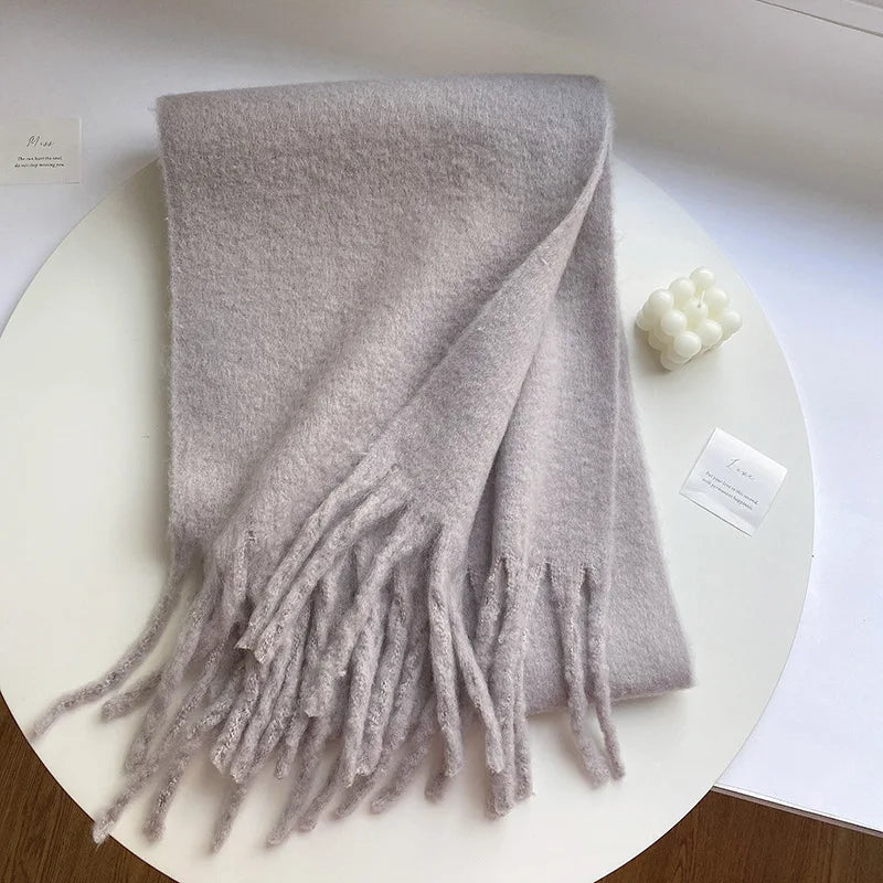 Arctic Bold Oversized Wool Scarf
