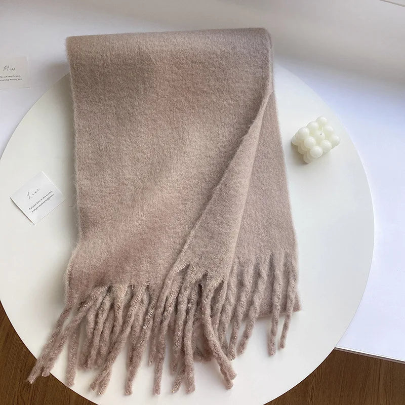 Arctic Bold Oversized Wool Scarf