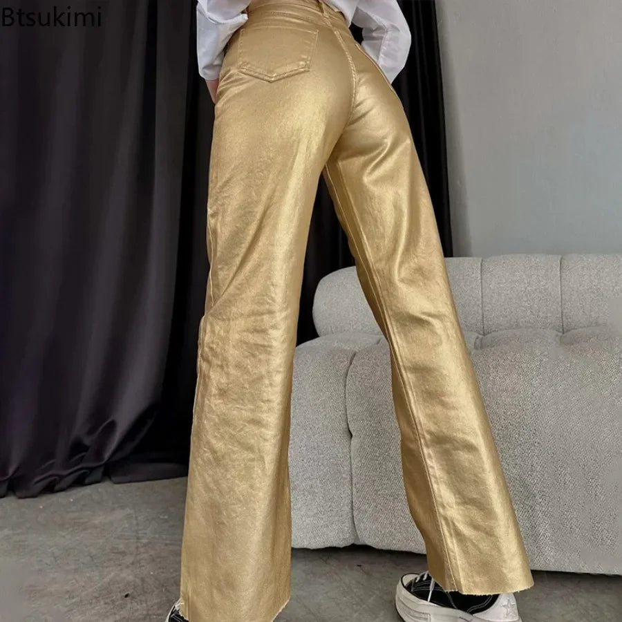 Lunar Shine Metallic Pants
