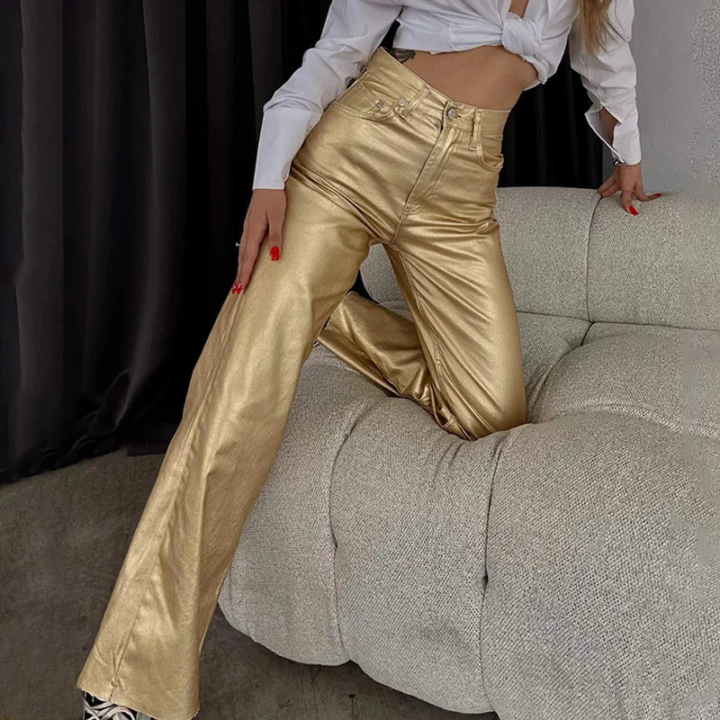 Lunar Shine Metallic Pants