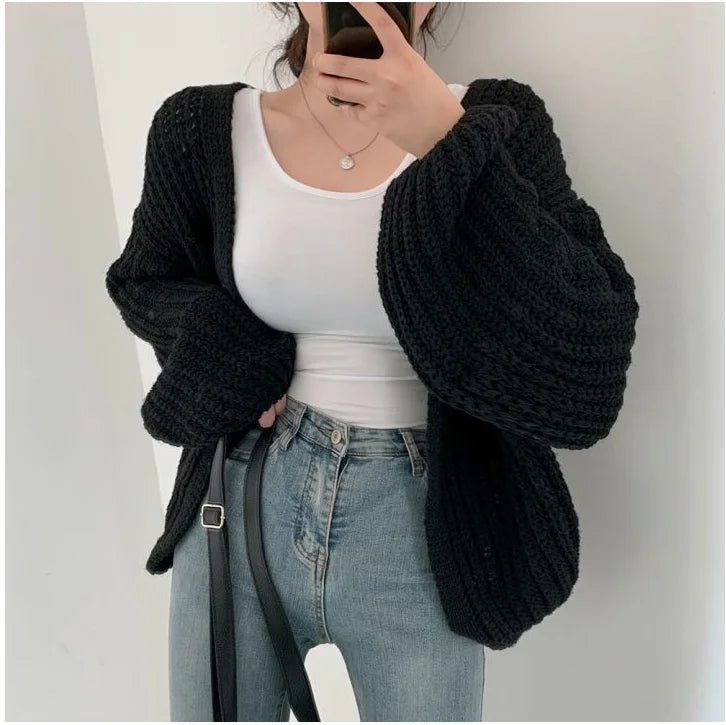 Cozy Knit Oversize Cardigan