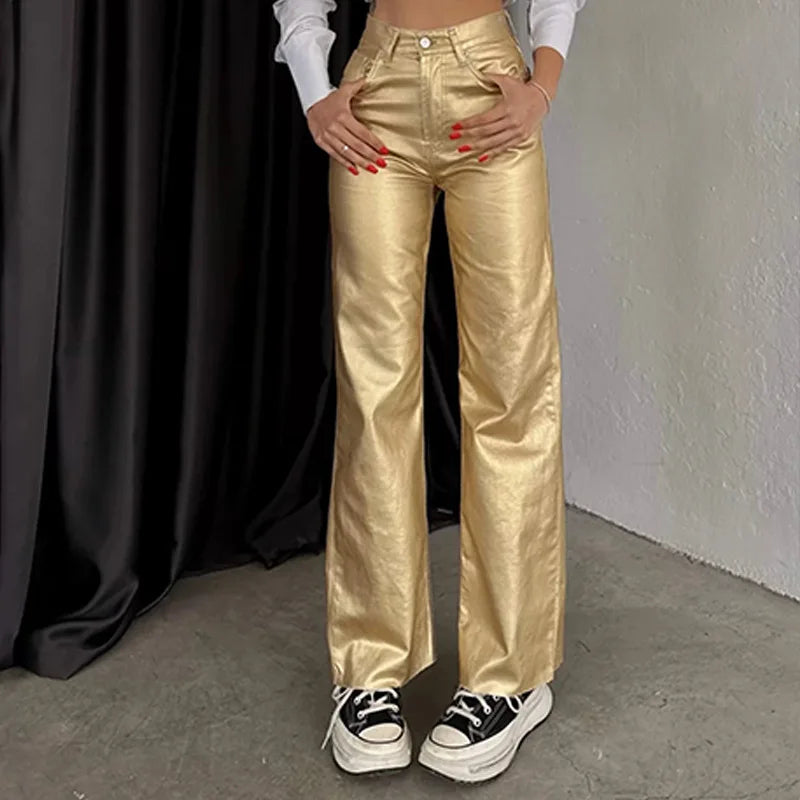 Lunar Shine Metallic Pants