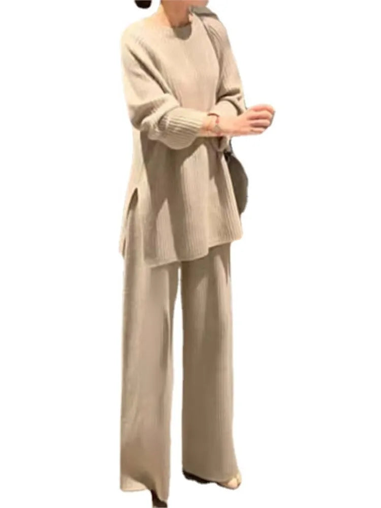 Soft Knit Lounge Two-Piece Set