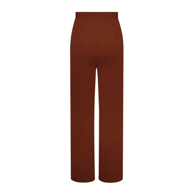 Contour High-Waist Tailored Pants