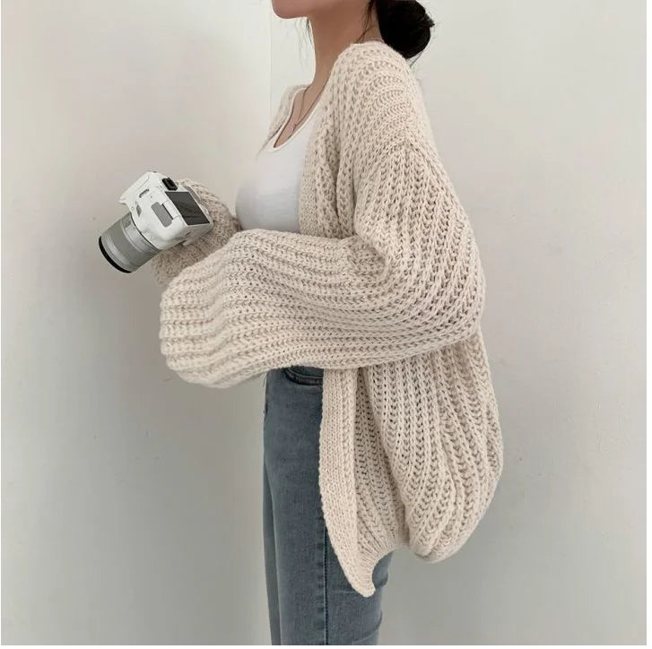 Cozy Knit Oversize Cardigan