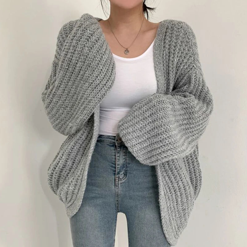Cozy Knit Oversize Cardigan