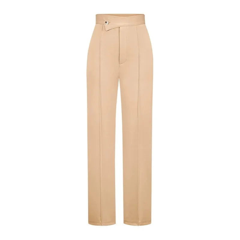 Contour High-Waist Tailored Pants