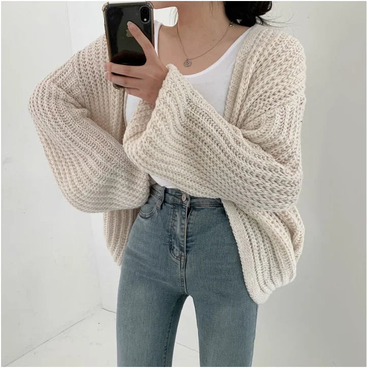 Cozy Knit Oversize Cardigan