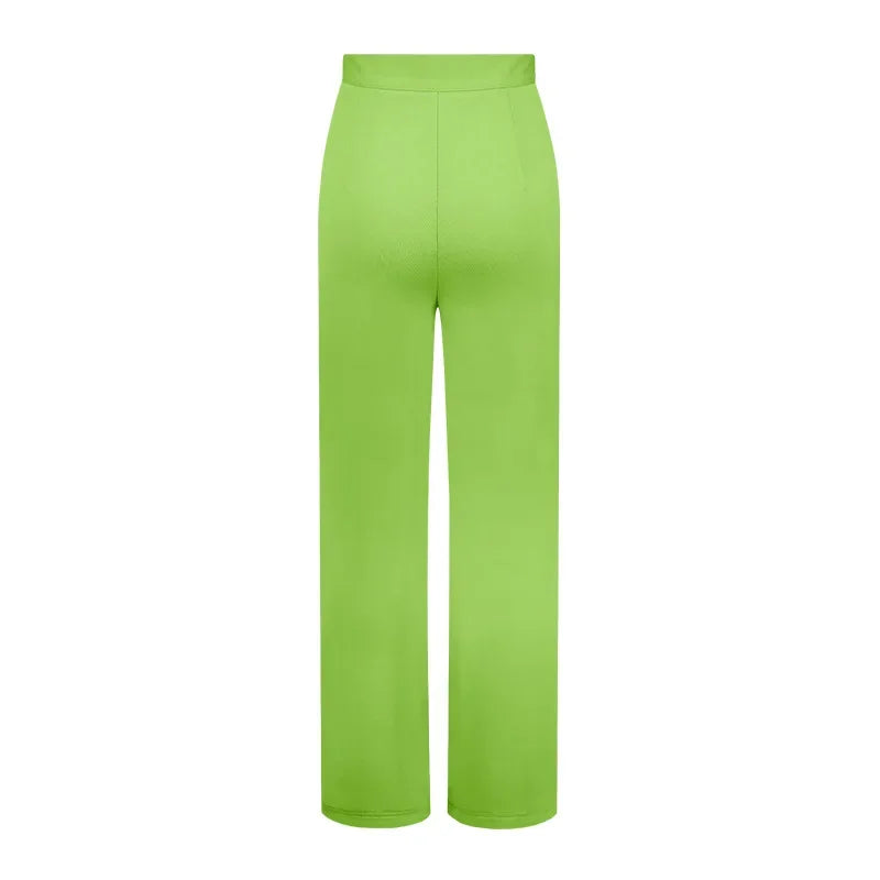 Contour High-Waist Tailored Pants