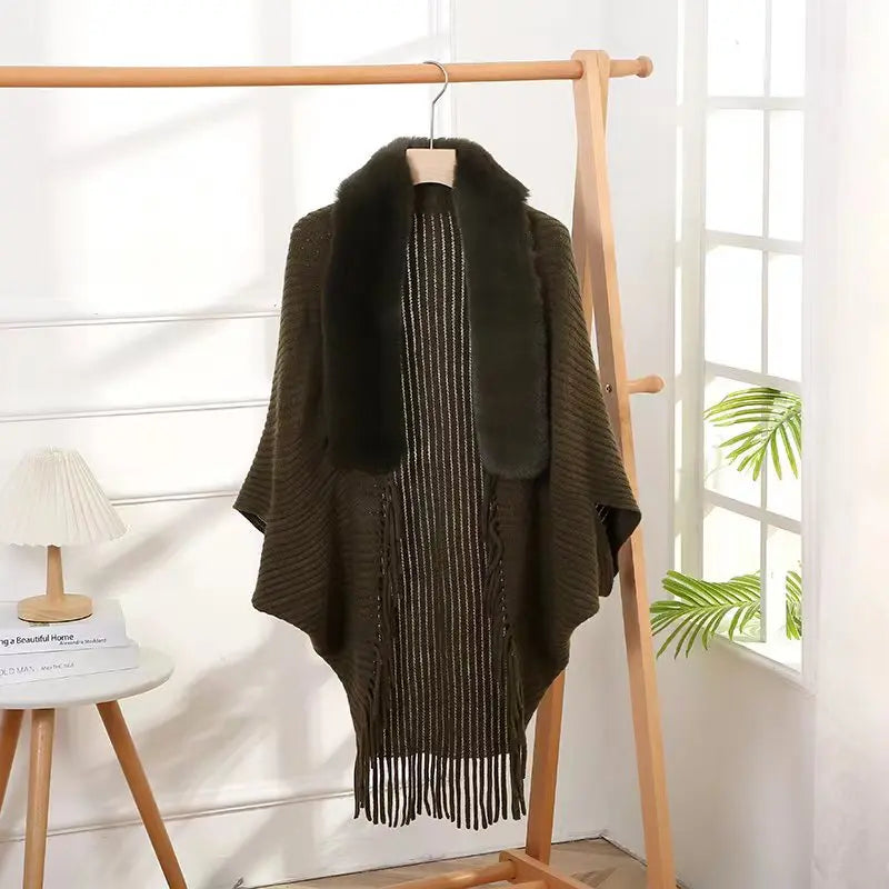 Cozy Knit Poncho