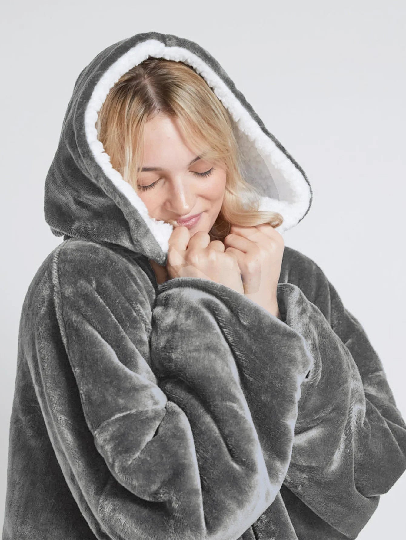 Ultra Plush Hoodie Blanket