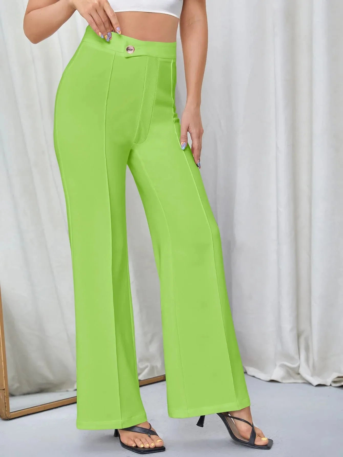 Contour High-Waist Tailored Pants