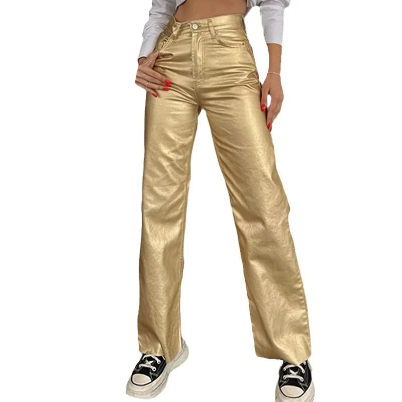 Lunar Shine Metallic Pants