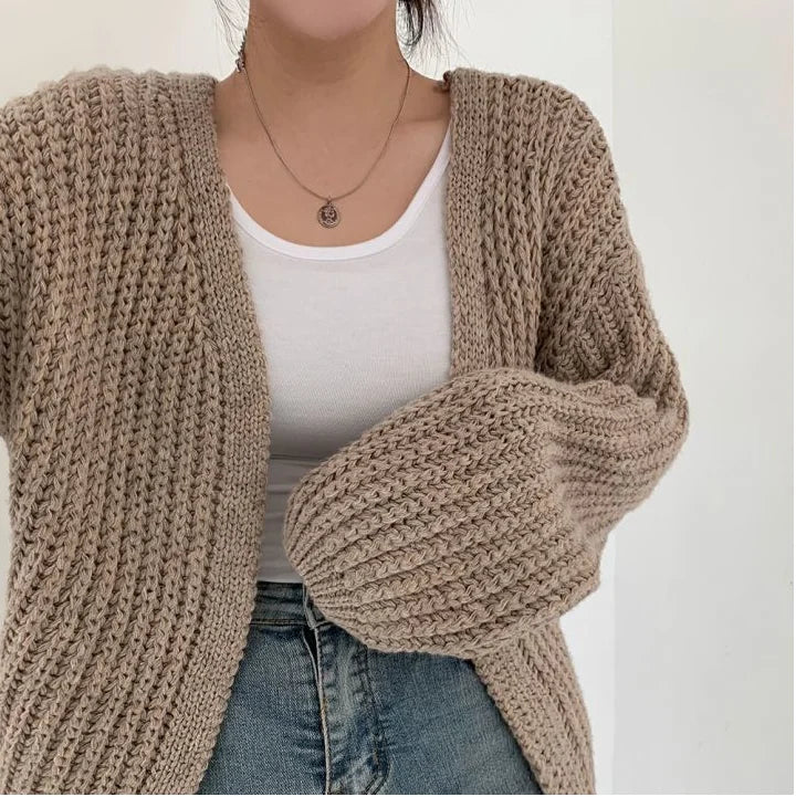 Cozy Knit Oversize Cardigan