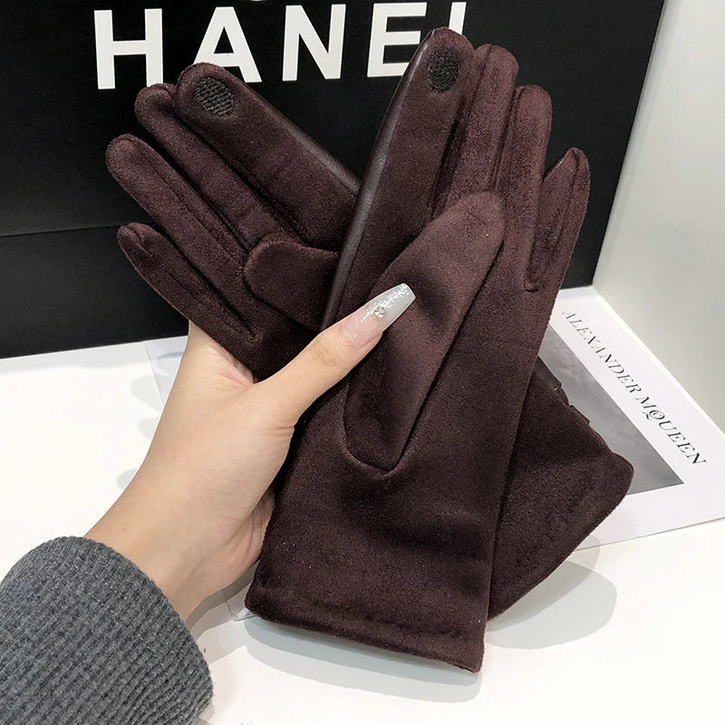 Velvet Chain Elegance Gloves