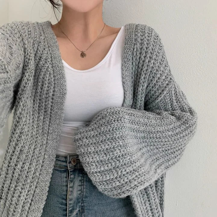 Cozy Knit Oversize Cardigan