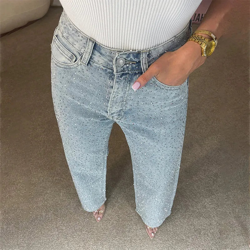Starlight Sequin Denim Pants