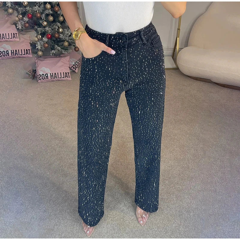 Starlight Sequin Denim Pants