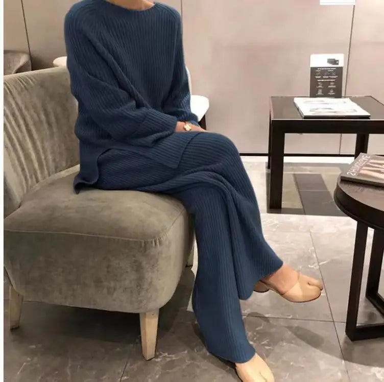 Soft Knit Lounge Two-Piece Set