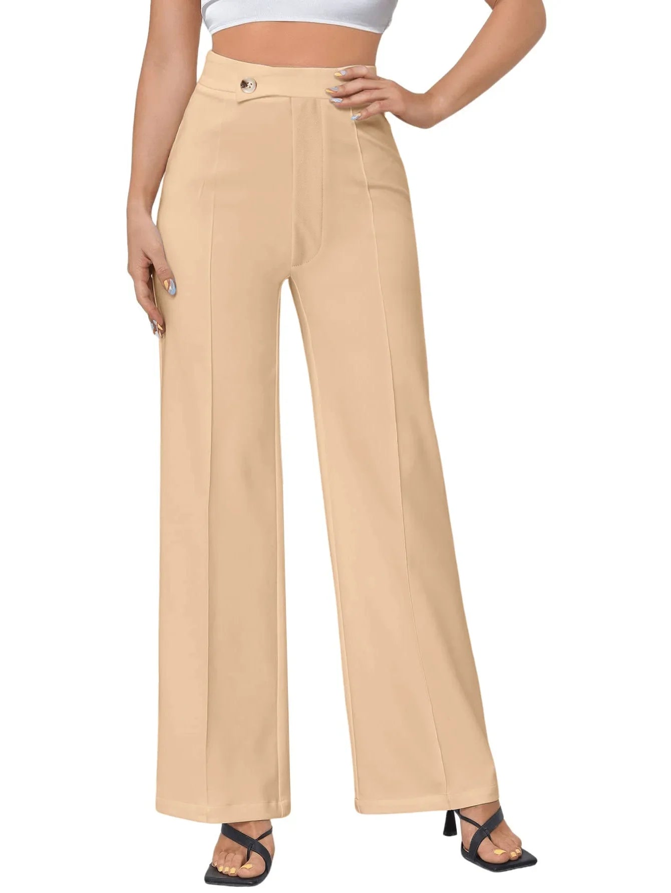 Contour High-Waist Tailored Pants