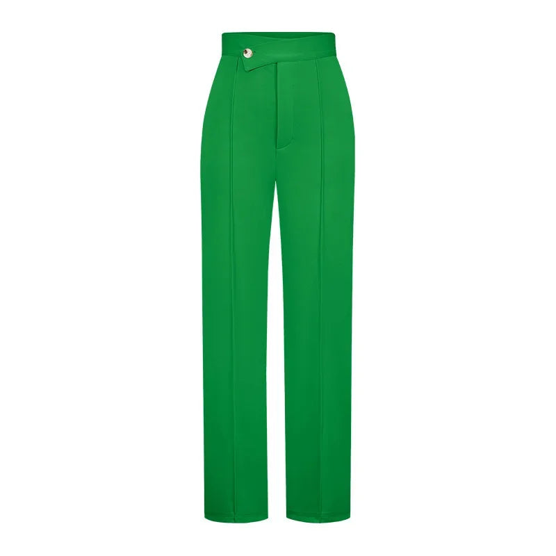 Contour High-Waist Tailored Pants