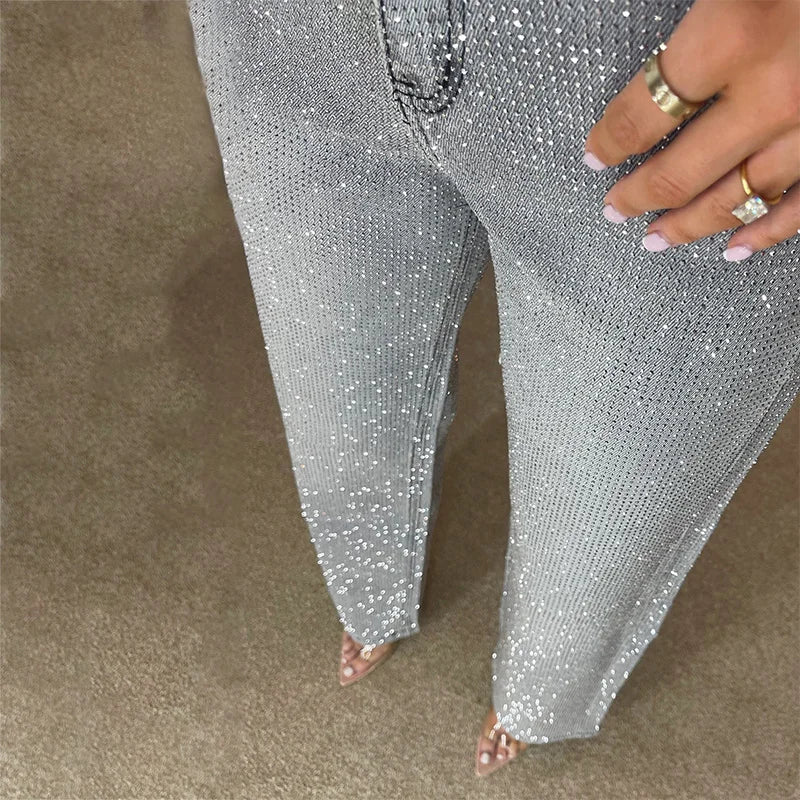 Starlight Sequin Denim Pants