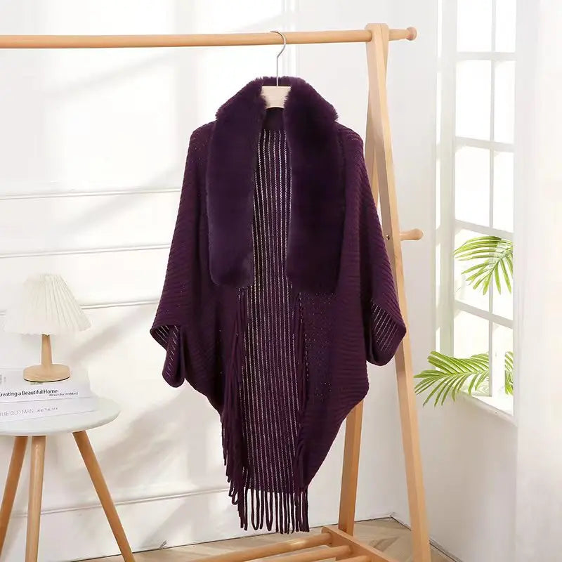 Cozy Knit Poncho