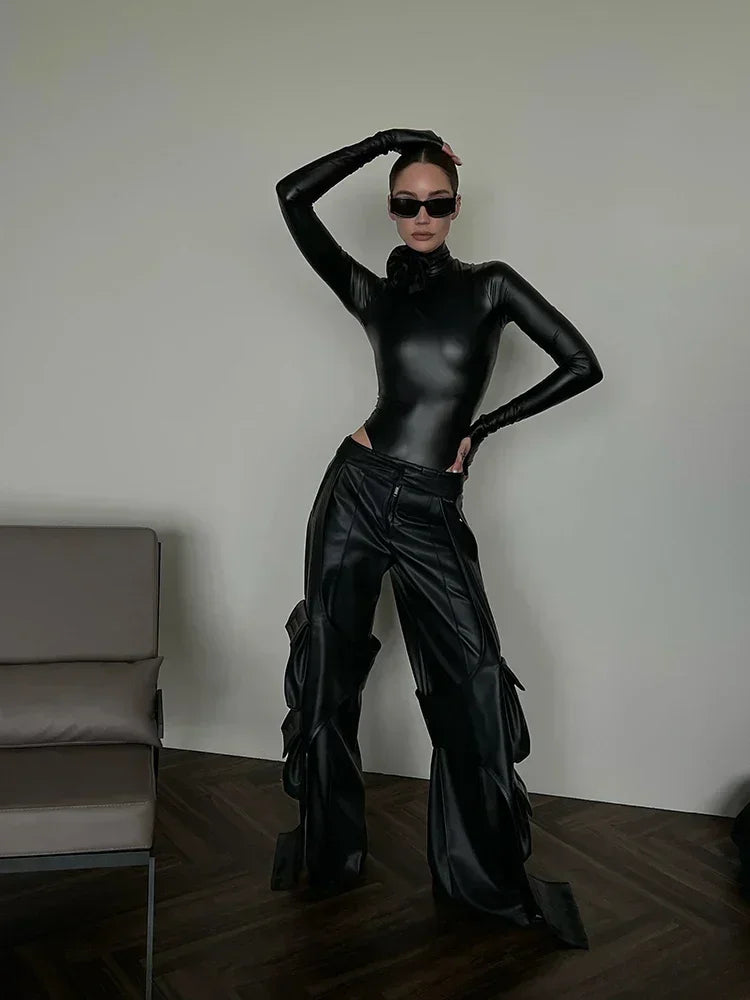 Nightshade Latex Effect Bodysuit