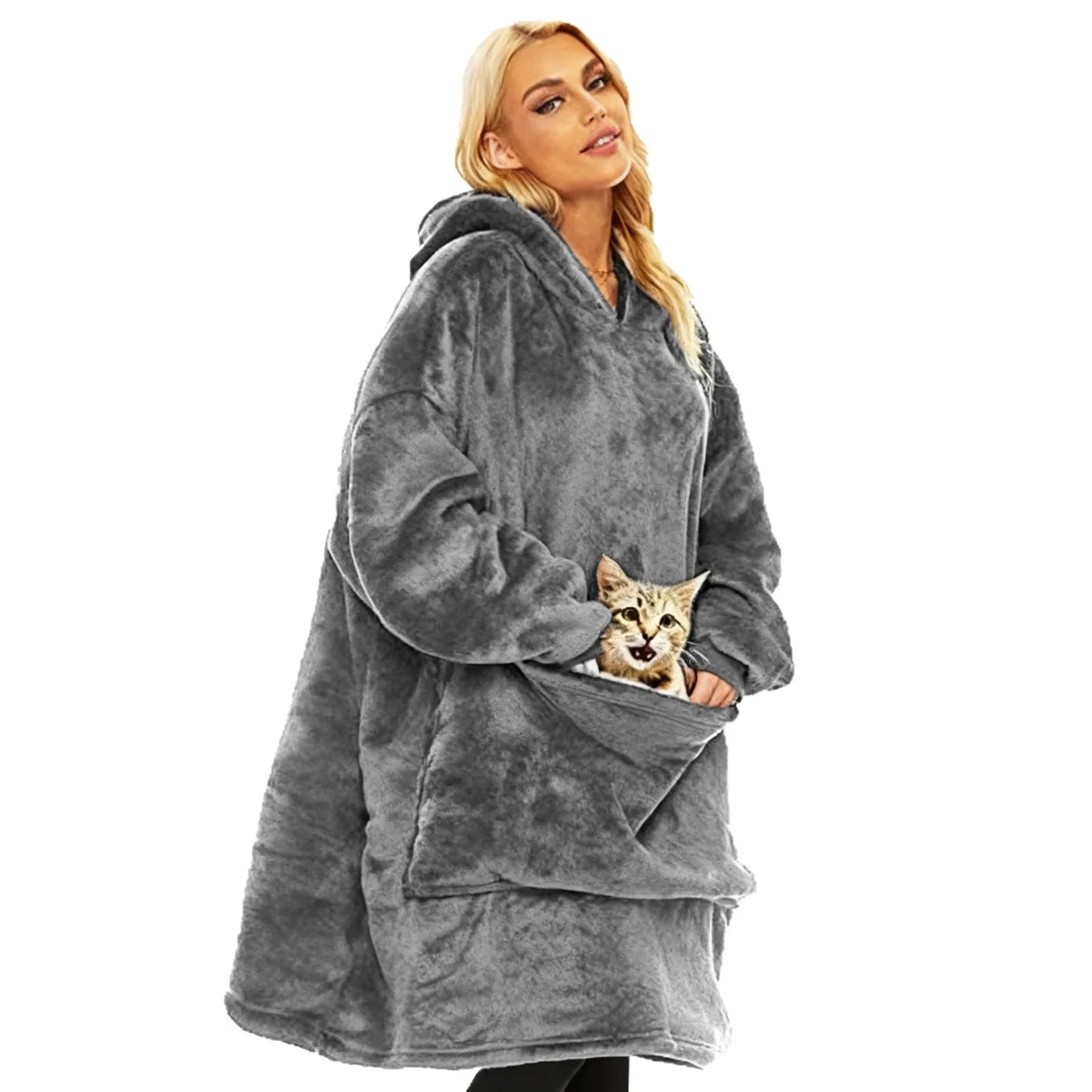 Ultra Plush Hoodie Blanket