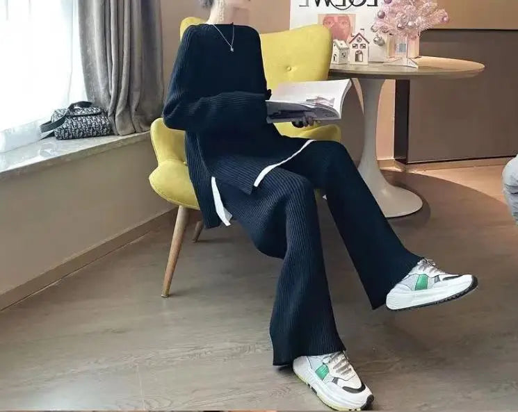 Soft Knit Lounge Two-Piece Set