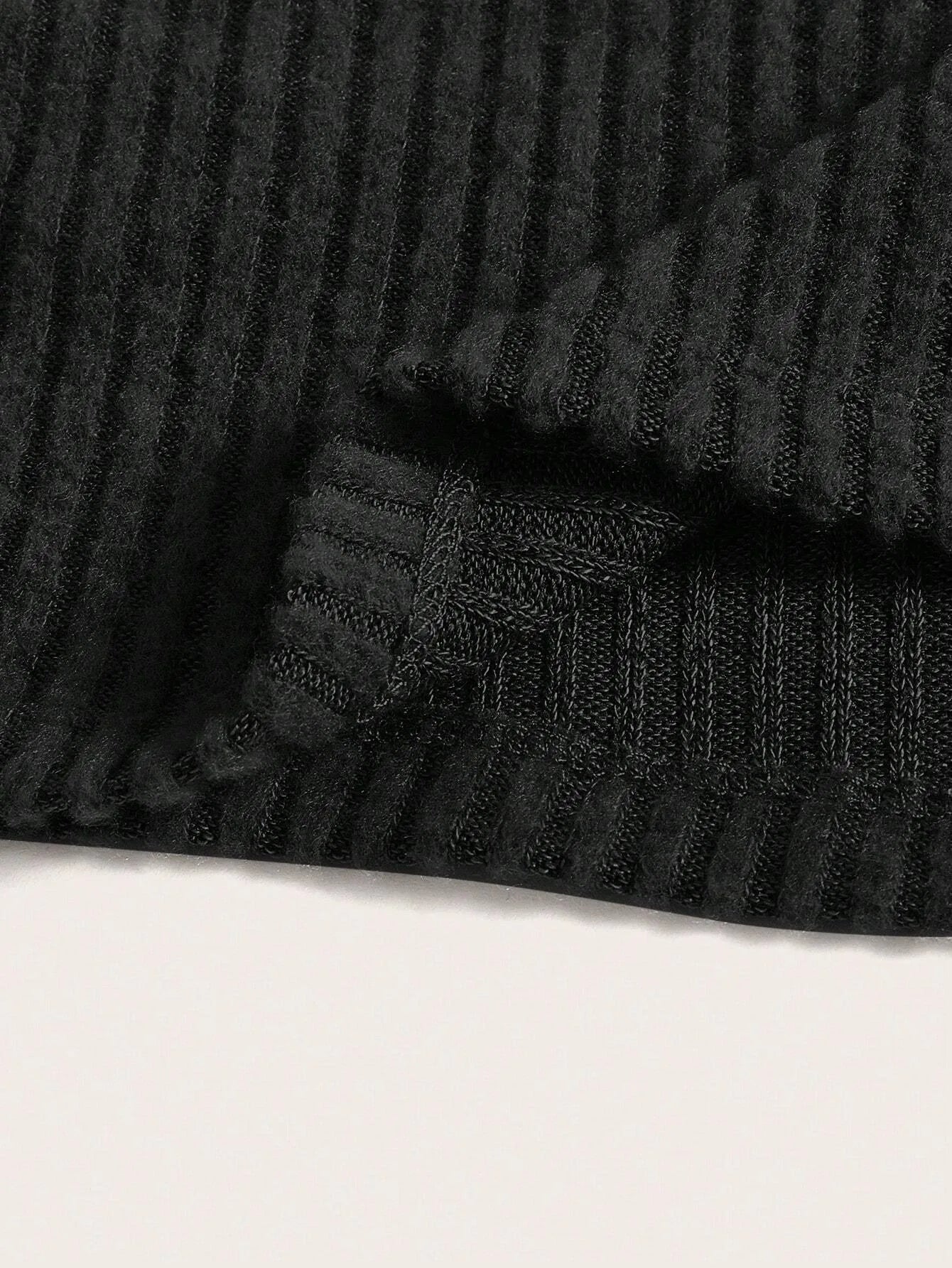 Rib Elegance Off-Shoulder Knit