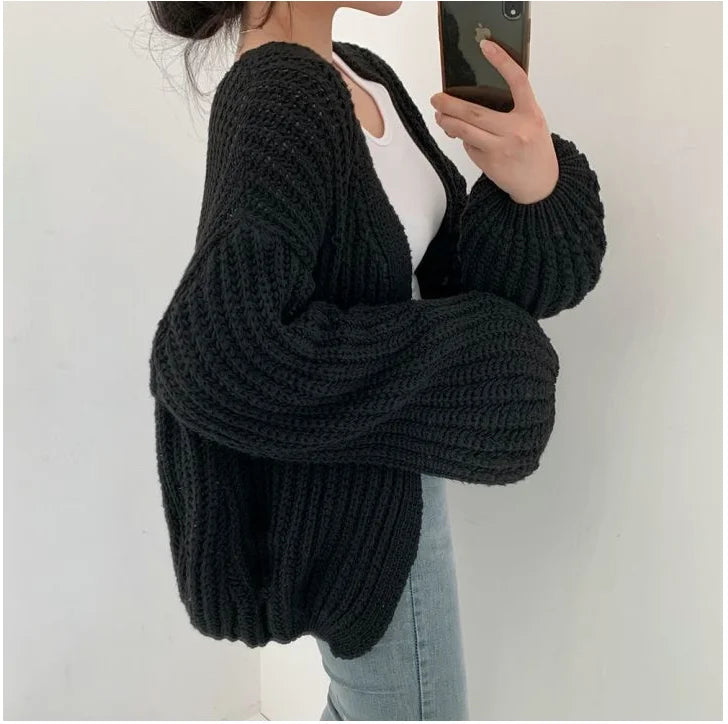 Cozy Knit Oversize Cardigan