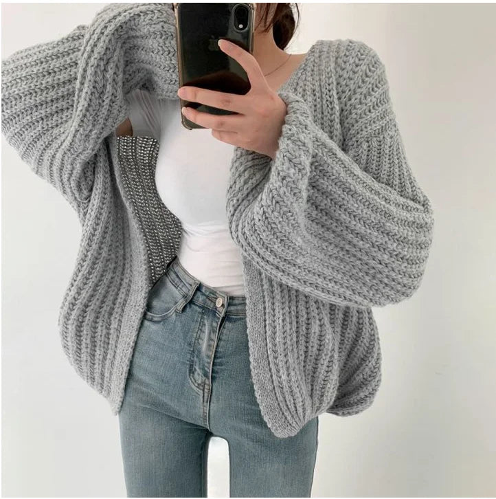 Cozy Knit Oversize Cardigan