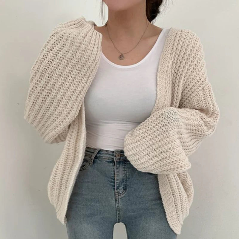 Cozy Knit Oversize Cardigan