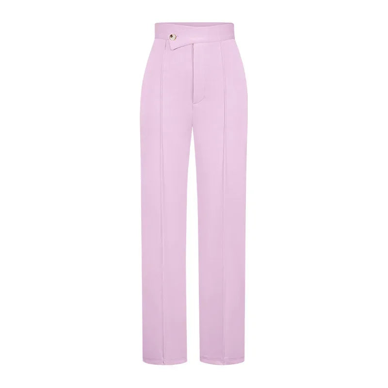 Contour High-Waist Tailored Pants