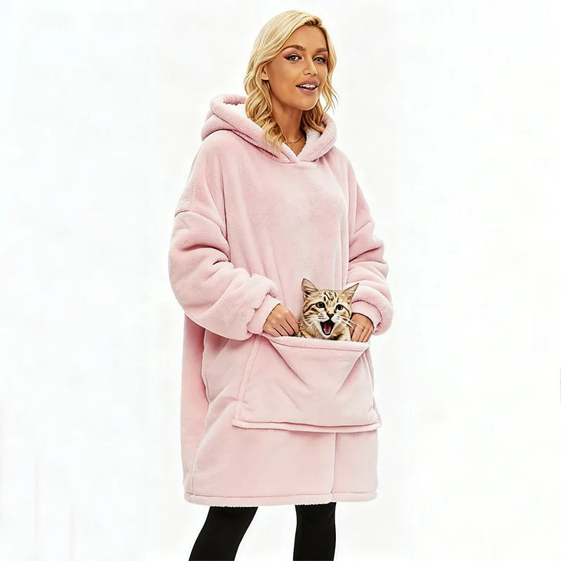 Ultra Plush Hoodie Blanket