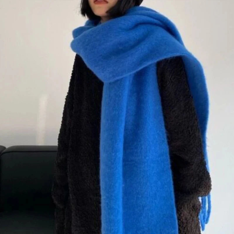 Arctic Bold Oversized Wool Scarf