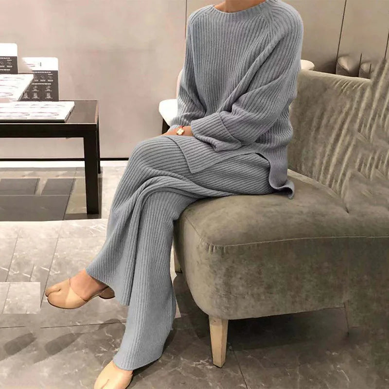 Soft Knit Lounge Two-Piece Set