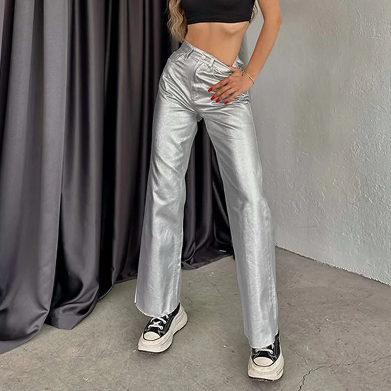 Lunar Shine Metallic Pants