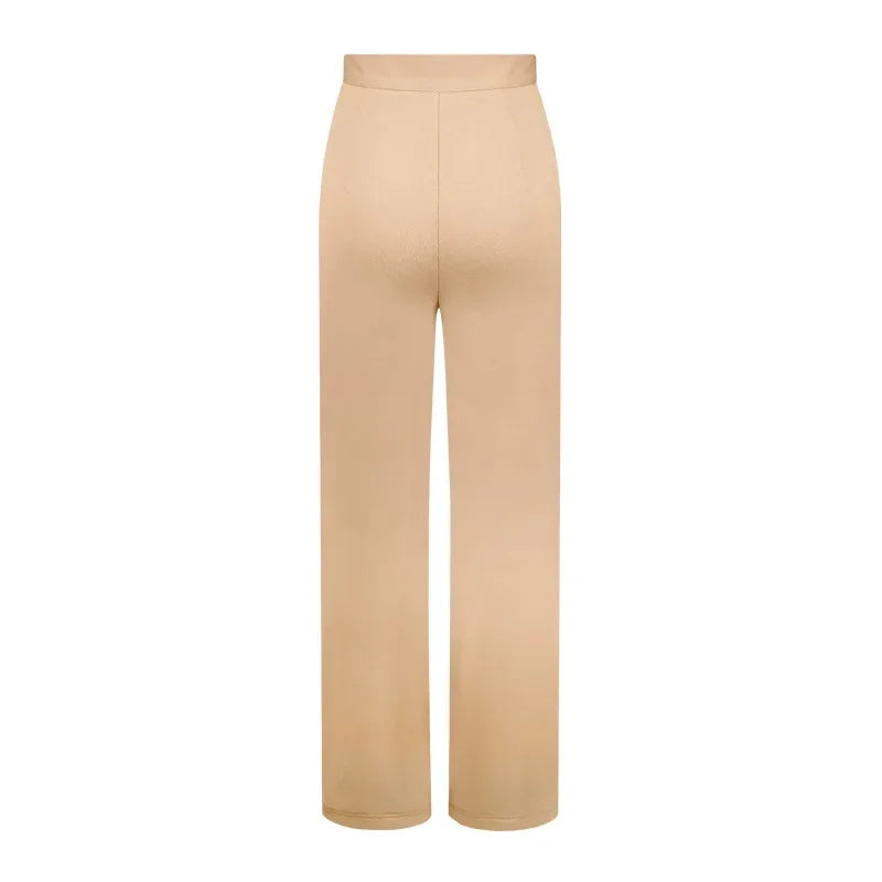 Contour High-Waist Tailored Pants