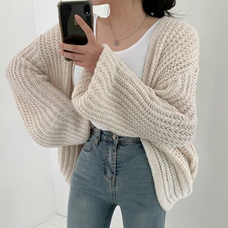 Cozy Knit Oversize Cardigan