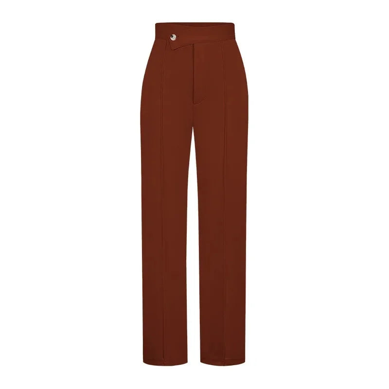 Contour High-Waist Tailored Pants