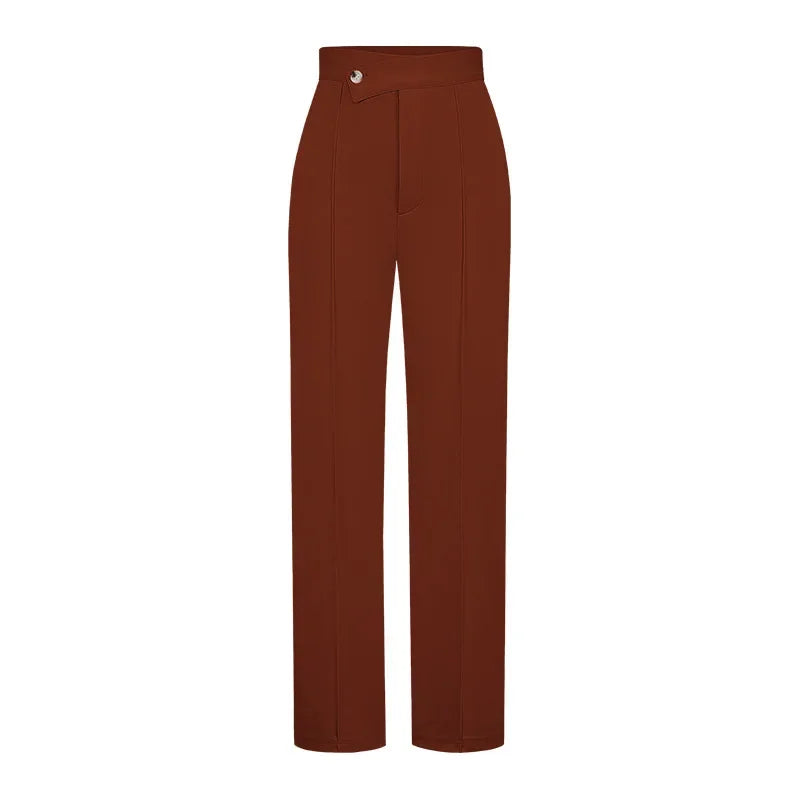 Contour High-Waist Tailored Pants