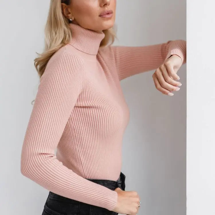 SilkRib Essential Turtleneck