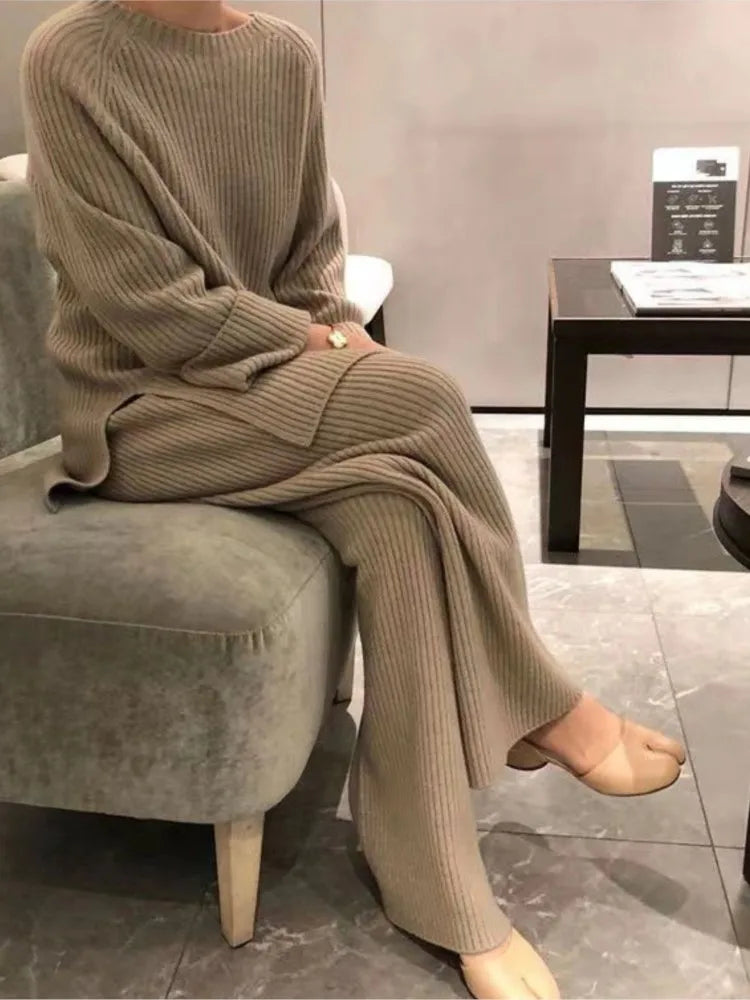 Soft Knit Lounge Two-Piece Set