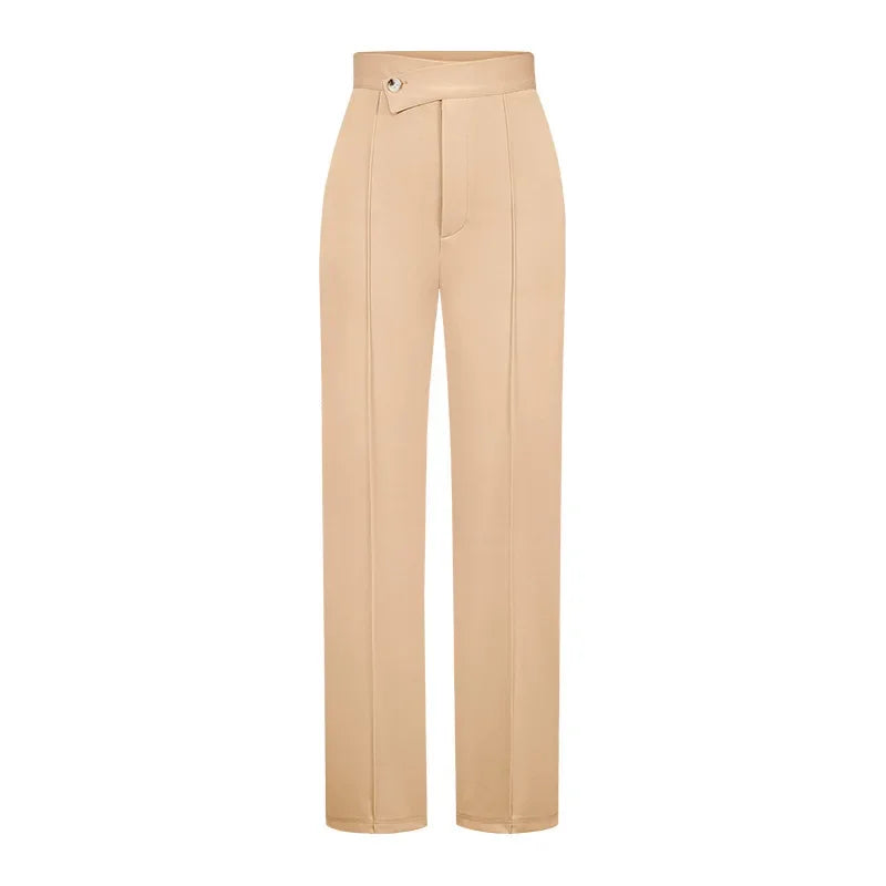 Contour High-Waist Tailored Pants