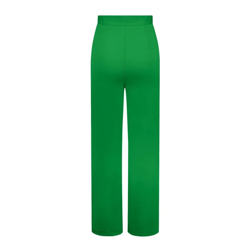 Contour High-Waist Tailored Pants