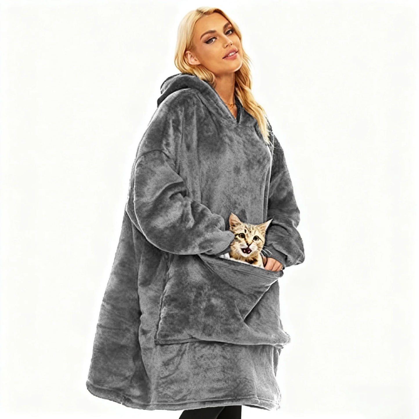 Ultra Plush Hoodie Blanket