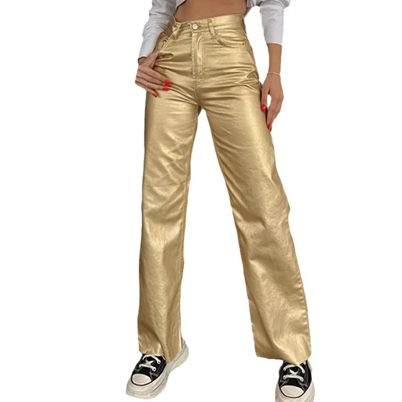 Lunar Shine Metallic Pants